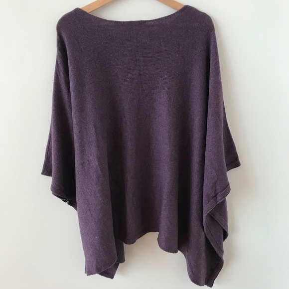 REMAIN purple knit poncho sweater - Picture 9 of 10